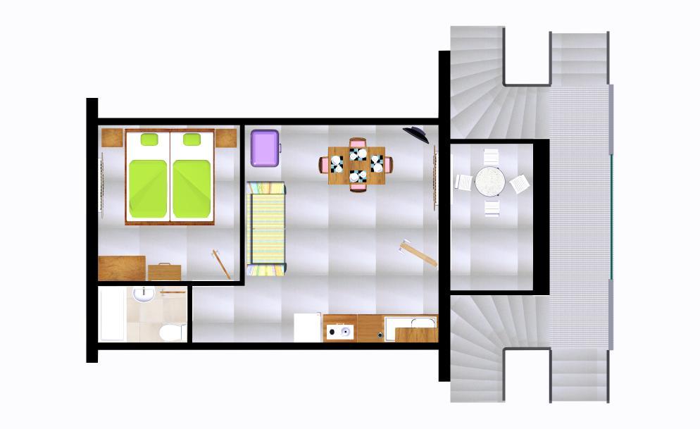 Iris Apartments Chrani Cameră foto
